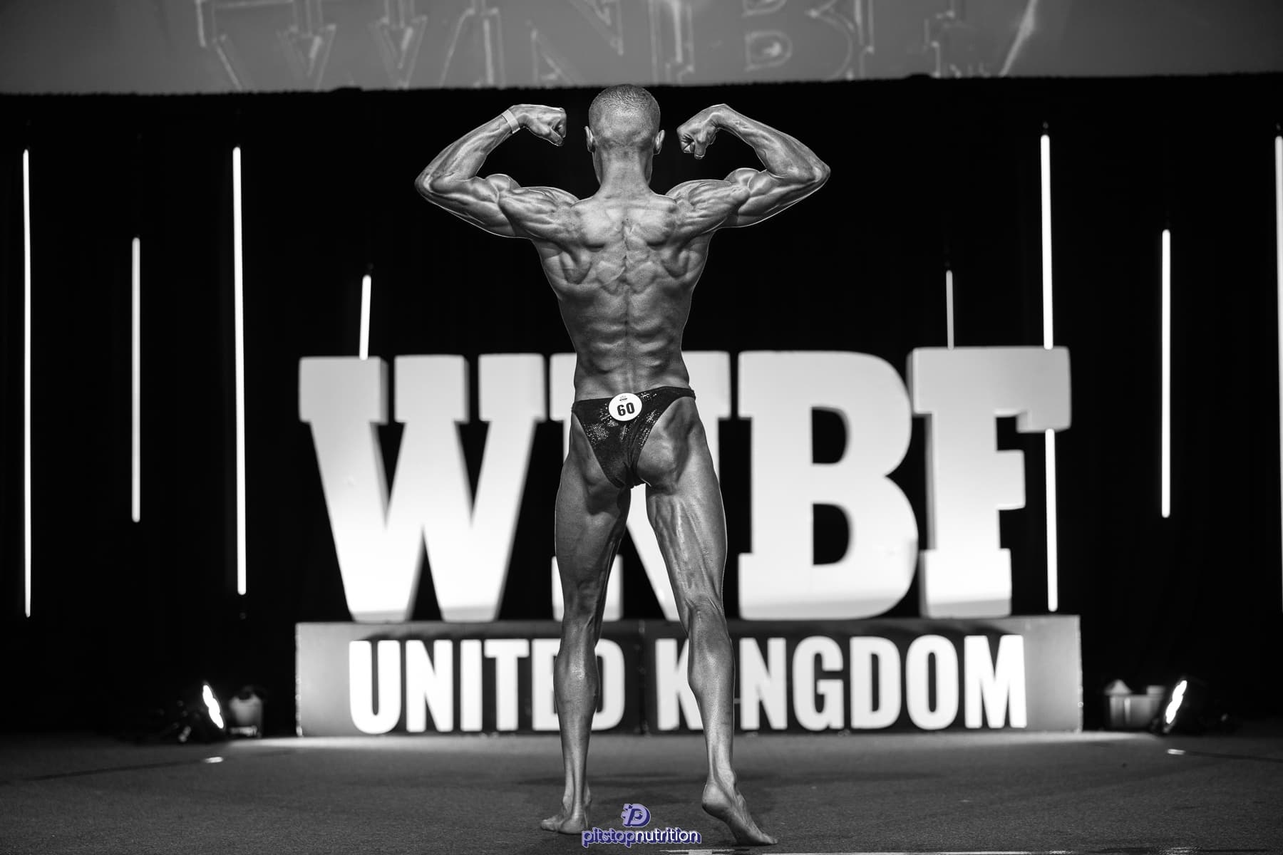 Oliver Blackwell back double bicep pose